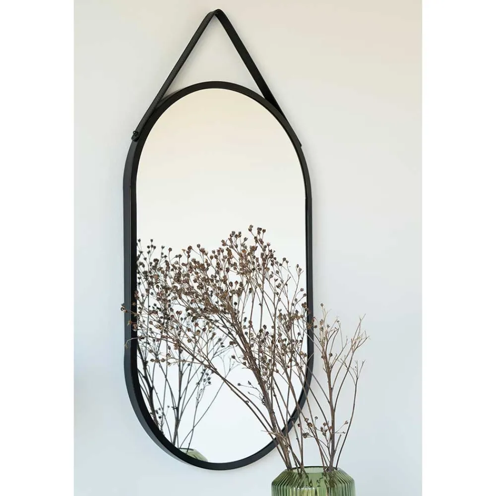 Wohnen Spiegel|Flurspiegel*35x60x2 Glasspiegel in ovaler Form - Spiaggo