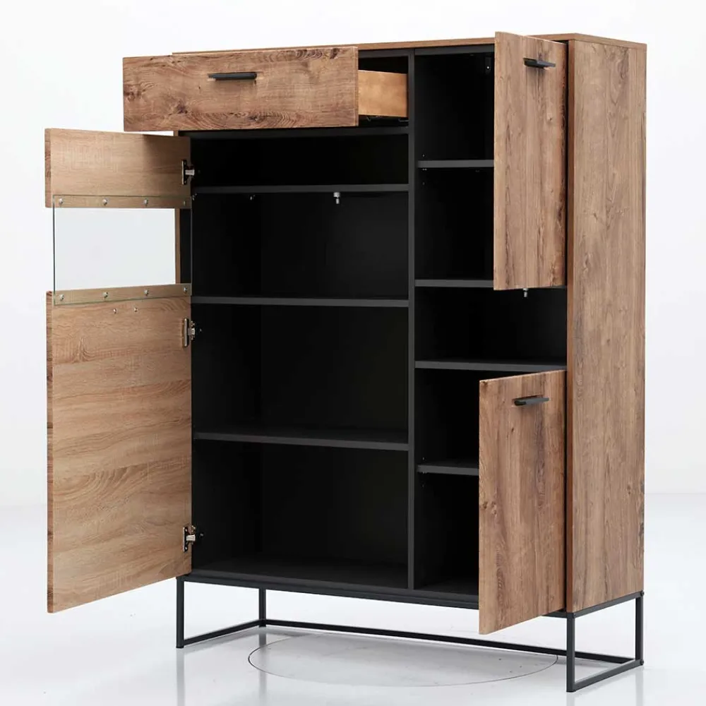 Wohnen Sideboards & Kommoden|Sideboards & Kommoden*110x148x38 Highboard im Factory Style - Xindus