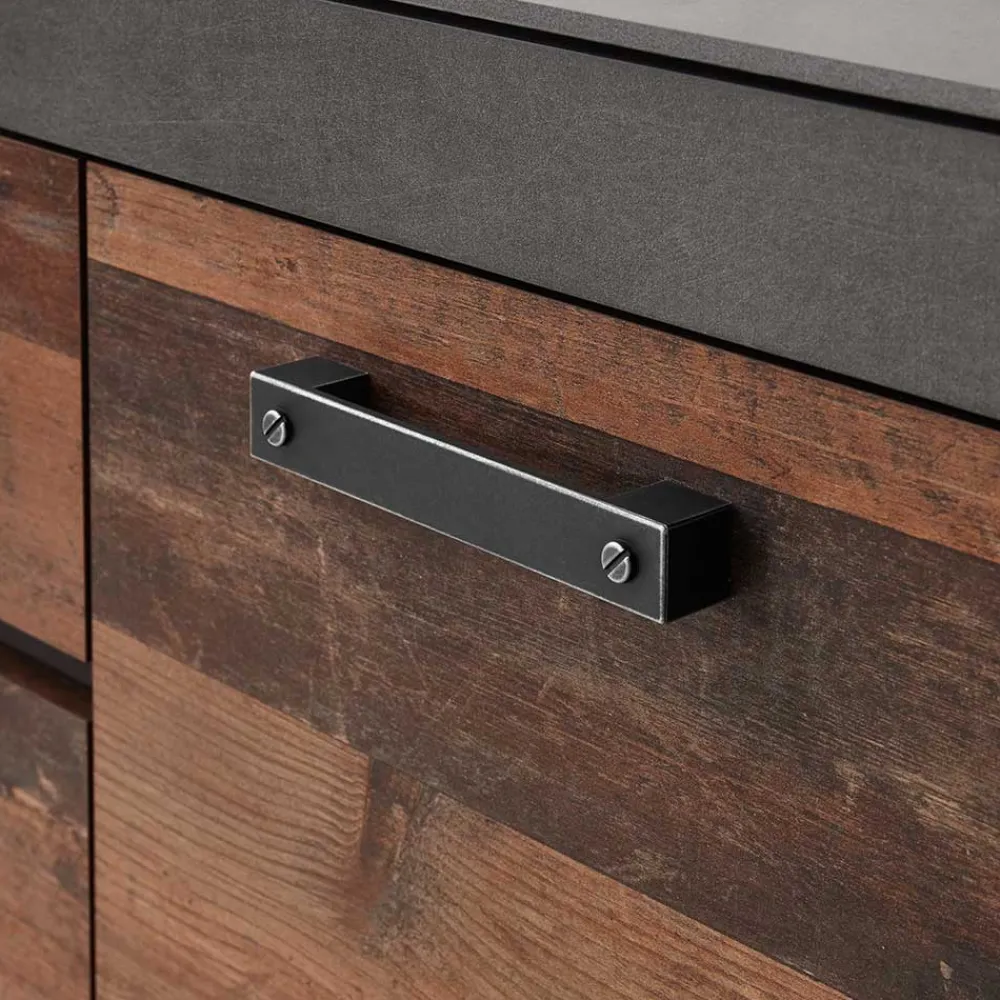 Wohnen 92x104x40 Highboard mit 2 Fächern - Timuras