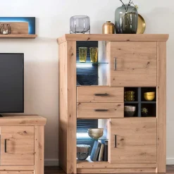 Wohnen Sideboards & Kommoden|Sideboards & Kommoden*110x146x45 Highboard mit offenen Fächern - Wykina