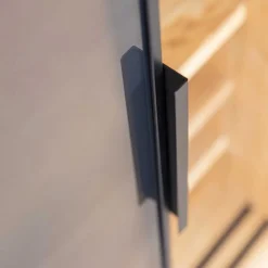 Wohnen 101x101x45 Highboard mit Schiebetüren - Fabiella