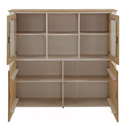 Wohnen 125x120x35 Highboard Scandi Style zweifarbig - Airina