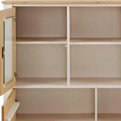 Wohnen 125x120x35 Highboard Scandi Style zweifarbig - Airina