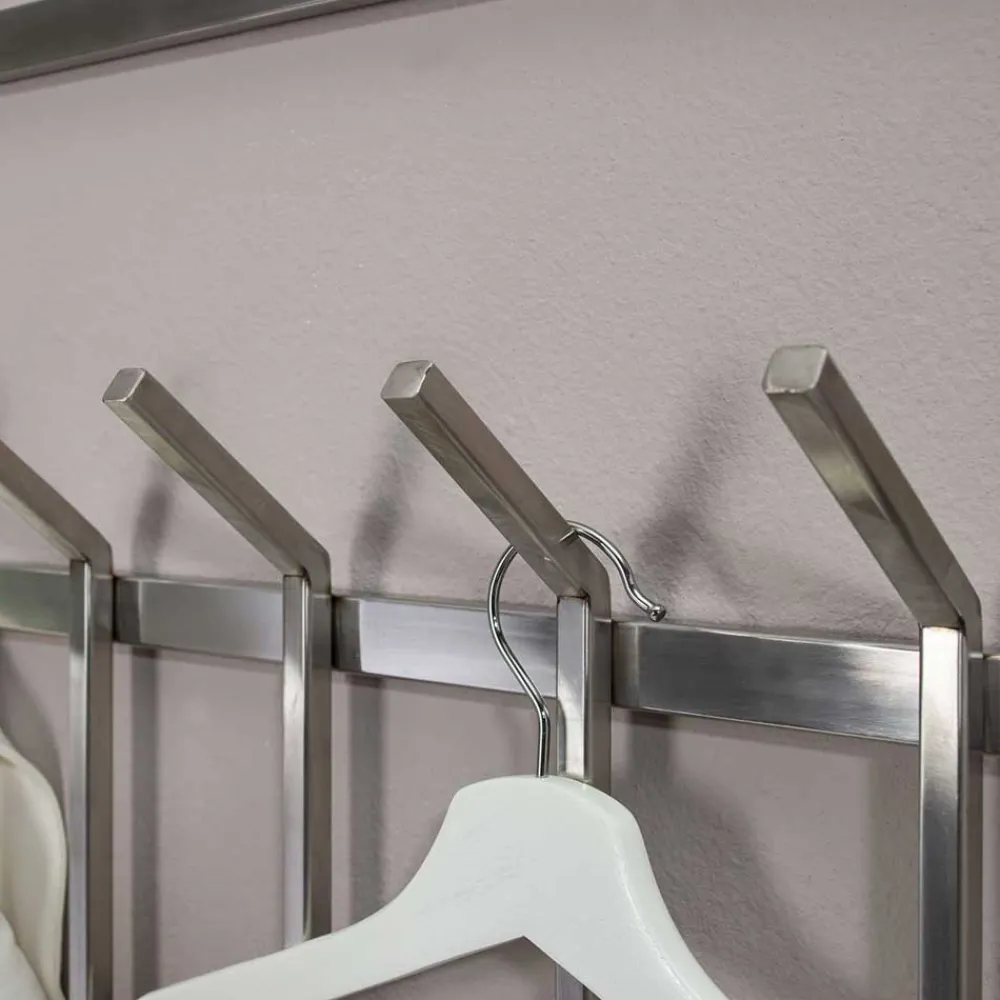 Wohnen 60x100x8 Hängende Garderobe aus Metall - modern - Marano