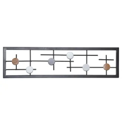 Wohnen 60x16x6 Hängende Garderobe mit 6 Kleiderhaken - Yucio