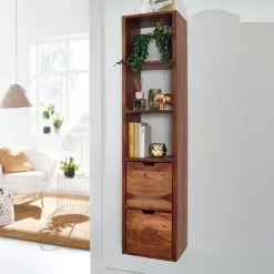 Wohnen Wohnzimmer-Regale|Esszimmerregale*35x150x30 Hängeregal mit drei Fächern - Elmin