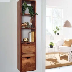 Wohnen Wohnzimmer-Regale|Esszimmerregale*35x150x30 Hängeregal mit drei Fächern - Elmin