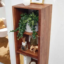 Wohnen Wohnzimmer-Regale|Esszimmerregale*35x150x30 Hängeregal mit drei Fächern - Elmin