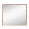 Wohnen Spiegel|Flurspiegel*80x70x2 Hängespiegel mit Rahmen in Holzoptik - Kuetra