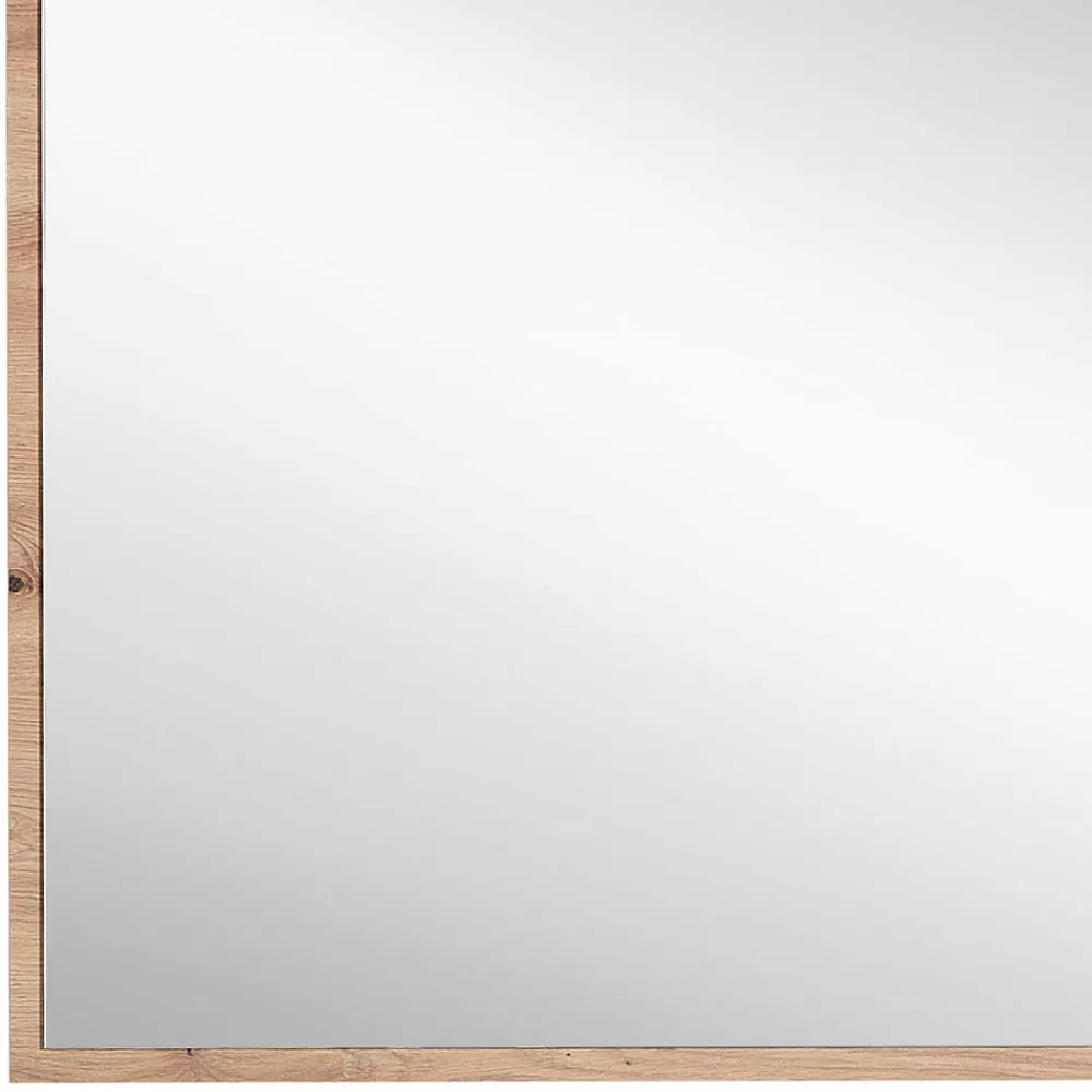 Wohnen Spiegel|Flurspiegel*80x70x2 Hängespiegel mit Rahmen in Holzoptik - Kuetra
