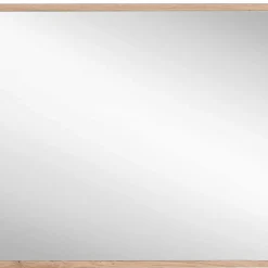 Wohnen Spiegel|Flurspiegel*80x70x2 Hängespiegel mit Rahmen in Holzoptik - Kuetra