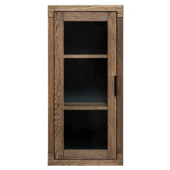 Wohnen 50x105x35 Hängevitrine aus Eiche in Wenge - Sieno