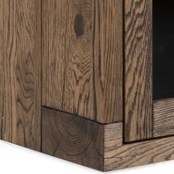 Wohnen 50x105x35 Hängevitrine aus Eiche in Wenge - Sieno