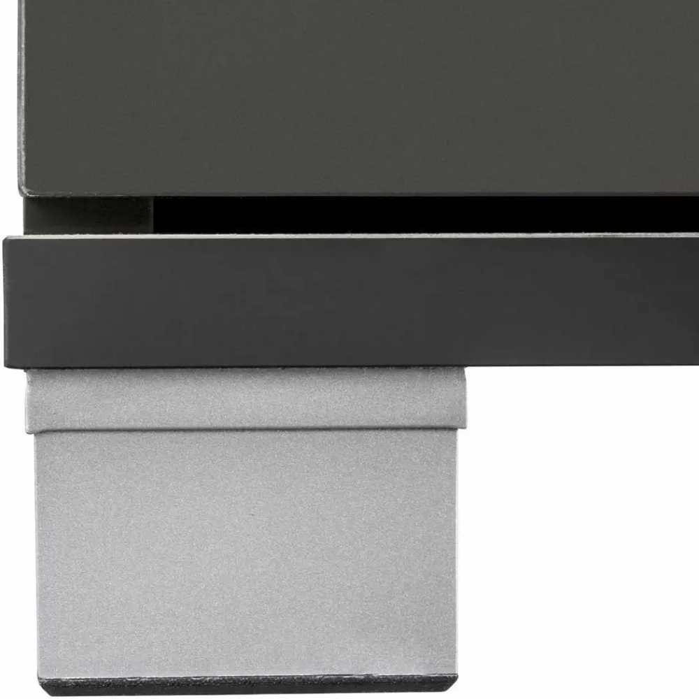 Wohnen 60x90x30 Hochglanz Badschrank in Grau - Ulivia