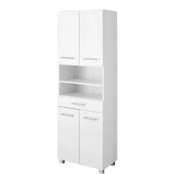 Wohnen Badschränke*60x185x35 Hochglanz Hochschrank fürs Bad - Vohdan