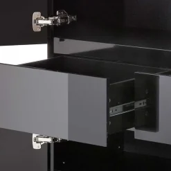 Wohnen Kommoden|Esszimmerschränke*102x115x40 Hochglanz Kommode in Schwarz - Ercurs