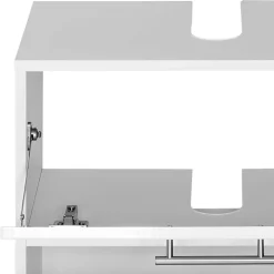 Wohnen Waschtisch|Waschbeckenunterschränke*60x59x35 Hochglanz Unterbeckenschrank in Weiß - Vohdan