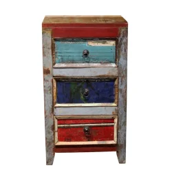 Wohnen Shabby Chic Möbel|Landhausmöbel*45x80x35 Hochkommode im Shabby Chic - Slinida