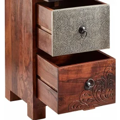 Wohnen 30x71x30 Hochkommode mit 3 Schubladen - Welina