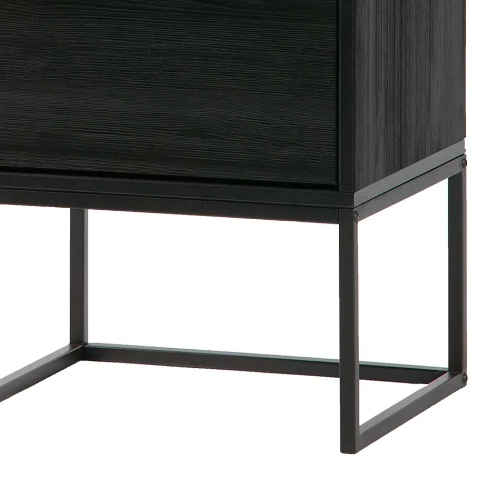 Wohnen Nachttische|Kommoden*40x74x35 Hochkommode mit Bügelgestell - Clewono