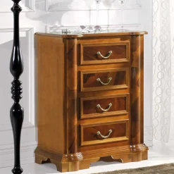 Wohnen Flurkommoden|Italienische Möbel*69x87x37 Hochkommode mit vier Schubladen - Palienca