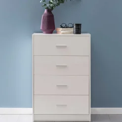 Wohnen Sideboards & Kommoden|Sideboards & Kommoden*60x90x30 Hochkommode mit vier Schubladen - Hank