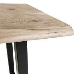 Wohnen 125x112x51 Hochtisch aus Akazie Baumkante - Clause