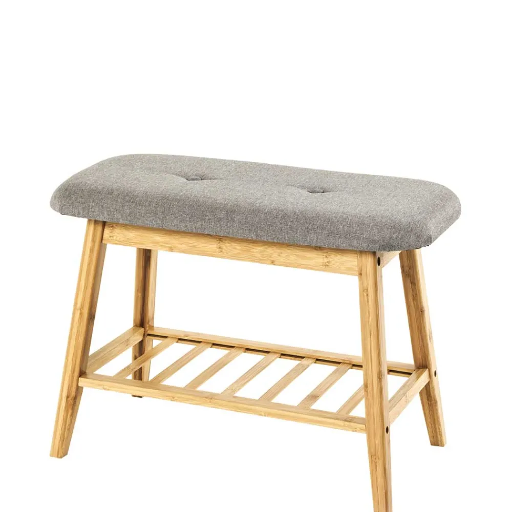 Wohnen Schuhschränke|Sitzbank*60x44x30 Hocker Bank aus Bambus - Iwarni