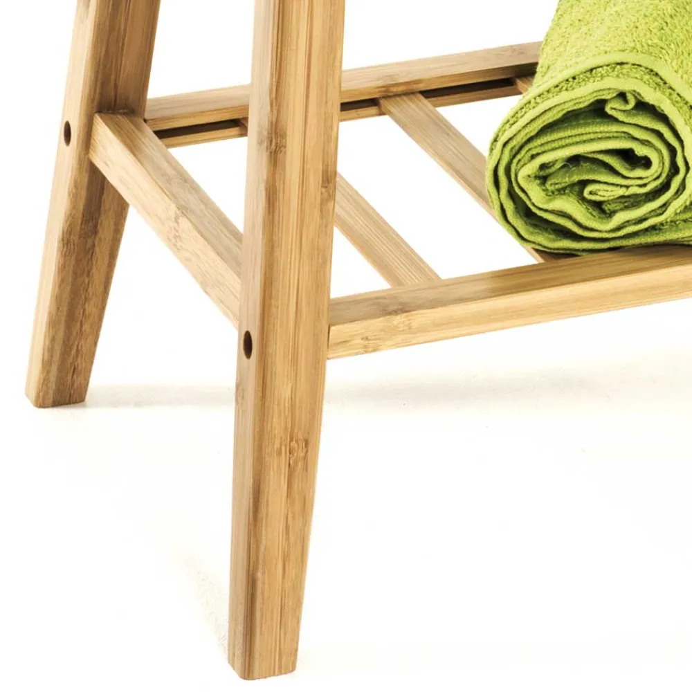 Wohnen Schuhschränke|Sitzbank*60x44x30 Hocker Bank aus Bambus - Iwarni