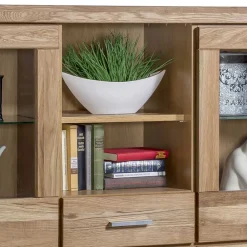 Wohnen Esszimmerschränke|Highboards*158x140x40 Holz Highboard aus Wildeiche - Maila