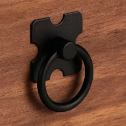 Wohnen Esszimmer-Vitrinen*65x140x38 Holz Regal in Dunkelbraun - Larentina