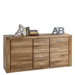 Wohnen 158x80x40 Holz Sideboard aus Wildeiche - Maila