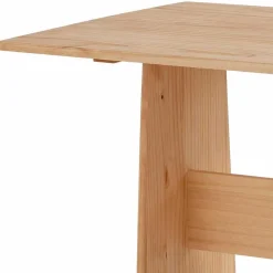 Wohnen 168x87x127 Holz-Eckbank & Esstisch - Ynvinata (zweiteilig)