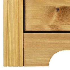 Wohnen 152x68x38 Holzkommode mit 3 breiten Schubladen - Imressa