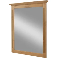 Wohnen 79x101x6 Holzspiegel in Kiefer Laugefarben - Cabressan