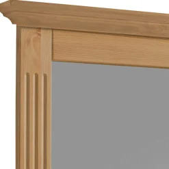 Wohnen 79x101x6 Holzspiegel in Kiefer Laugefarben - Cabressan