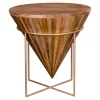 Wohnen 45x45x45 Holztisch im Kegel Konus Design - Scolari