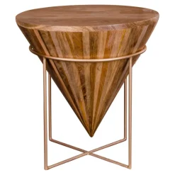 Wohnen 45x45x45 Holztisch im Kegel Konus Design - Scolari