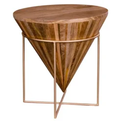 Wohnen 45x45x45 Holztisch im Kegel Konus Design - Scolari