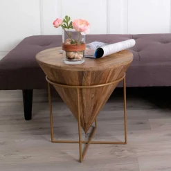 Wohnen 45x45x45 Holztisch im Kegel Konus Design - Scolari