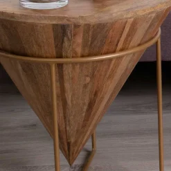 Wohnen 45x45x45 Holztisch im Kegel Konus Design - Scolari