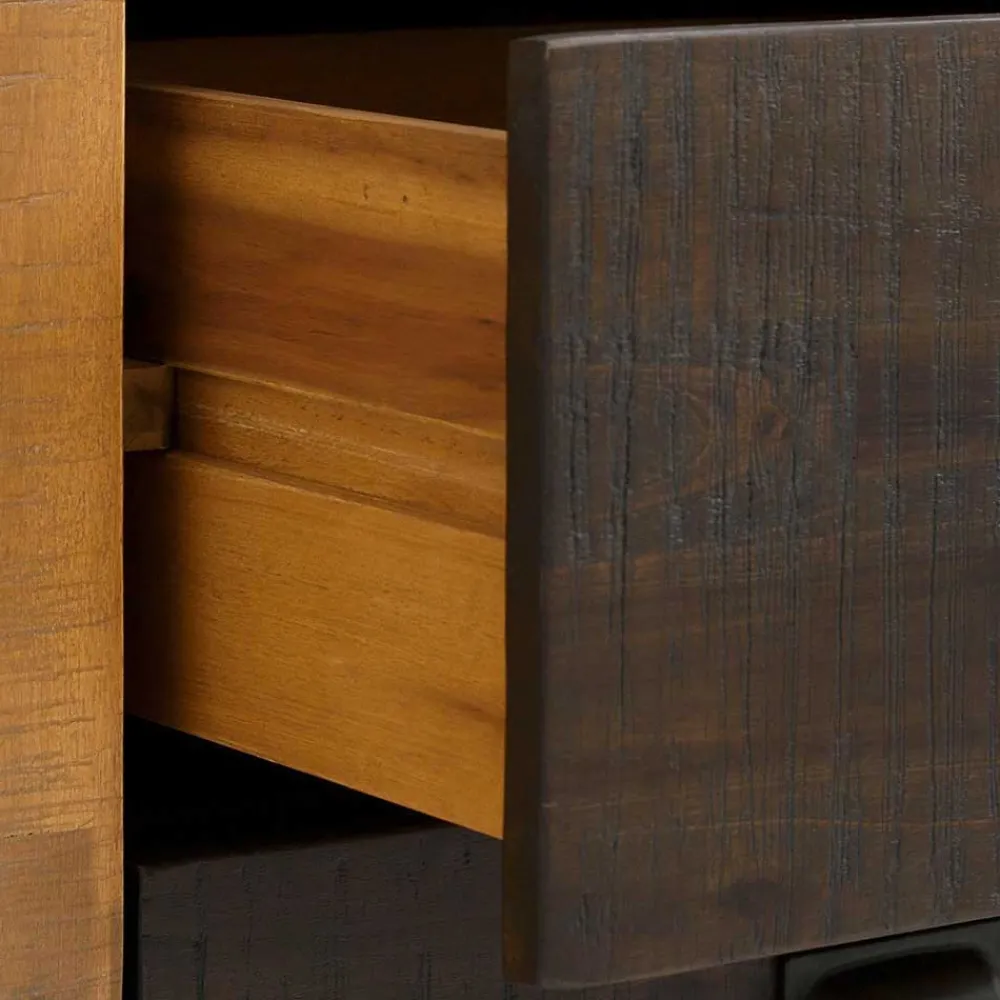 Wohnen Loft Möbel|Industrial Möbel*150x80x45 Industrial Kommode aus Holz & Metall - Nadeicra