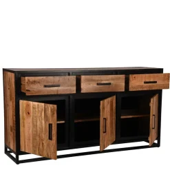 Wohnen Sideboards & Kommoden|Sideboards & Kommoden*170x90x45 Industrial Sideboard mit Bügelgestell aus Metall - Piatrasun