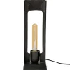 Wohnen 13x37x13 Industrial Tischlampe in Schwarz Nickel - Julesta