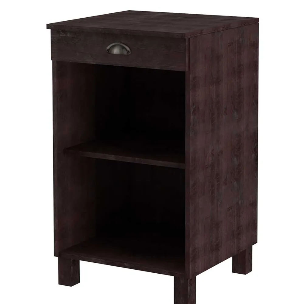 Wohnen Küchenschränke*50x85x50 Küche Regal in Wenge Braun - Srelia