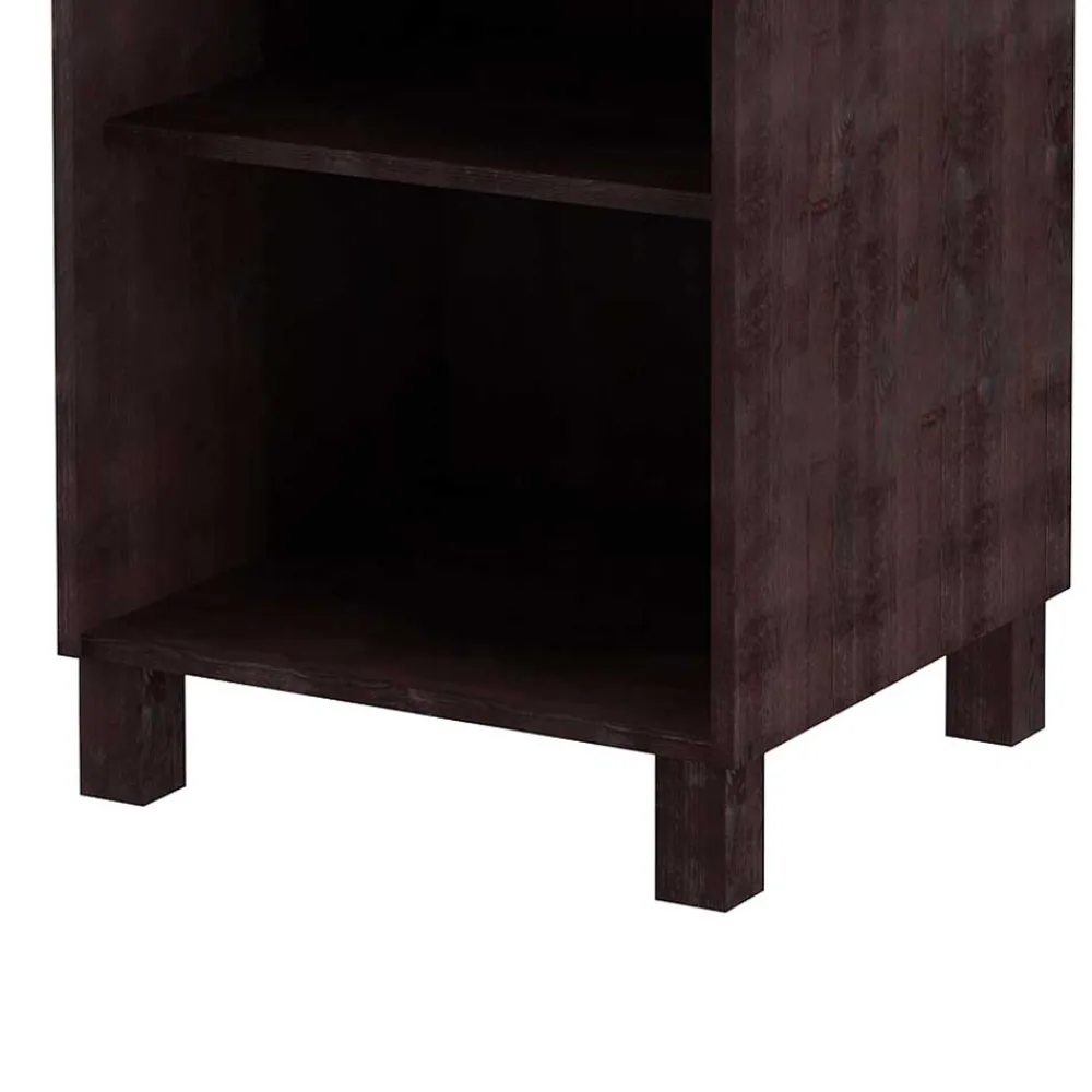 Wohnen Küchenschränke*50x85x50 Küche Regal in Wenge Braun - Srelia