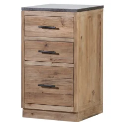 Wohnen 50x90x59 Küche Unterschrank mit drei Schubladen - Macsena