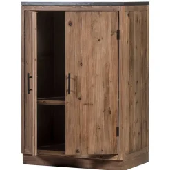 Wohnen 81x120x59 Küchenschrank mit Steinplatte - Macsena