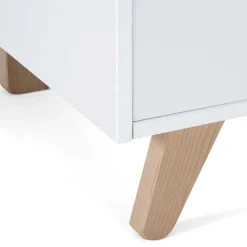 Kinder Wohnen 95x190x50 Kinder Kleiderschrank mit Schublade & Tür - Elfrid