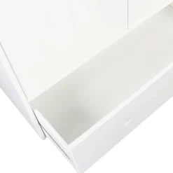 Kinder Wohnen 95x190x50 Kinder Kleiderschrank mit Schublade & Tür - Elfrid